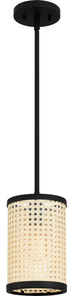 Quoizel SYA1506MBK 1-Light Mini Pendant, Syrah
