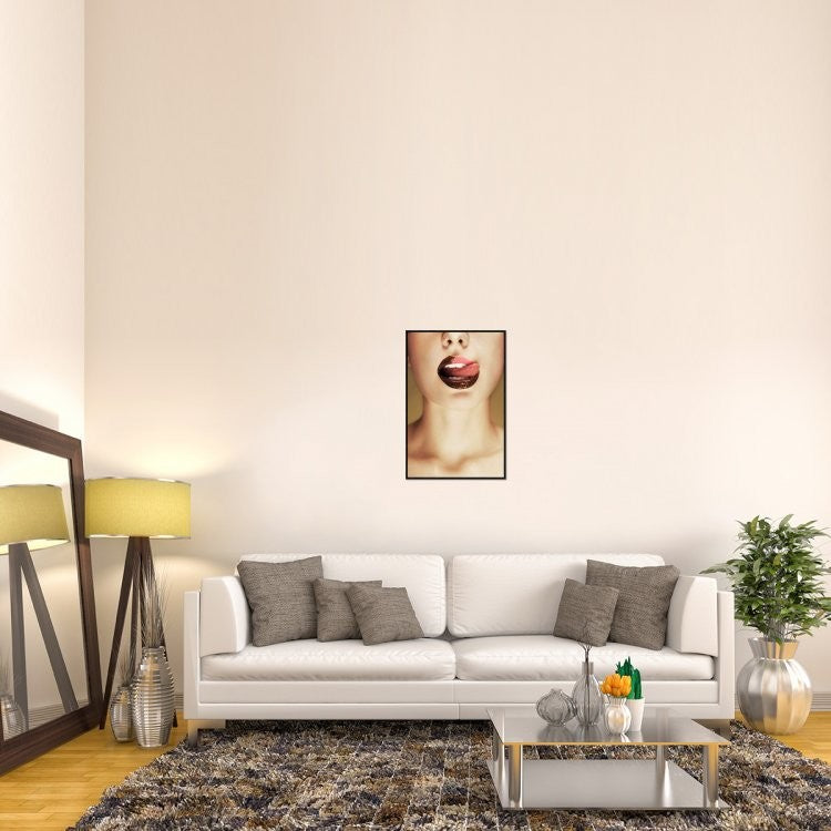 "Chocolate" Framed Canvas Giclee by Vladimir Katiev, 21x31"