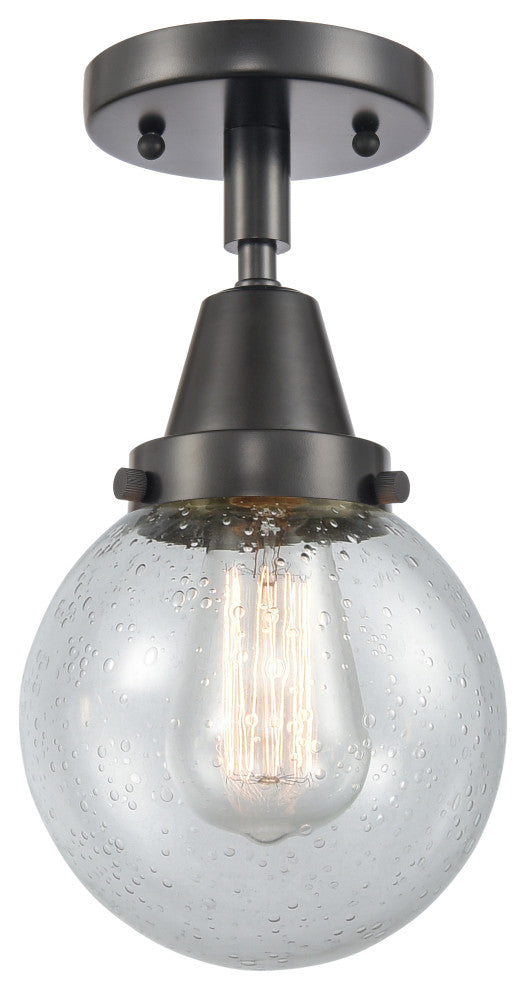 INNOVATIONS LIGHTING 447-1C-BK-G204-6 Beacon Flush Mount