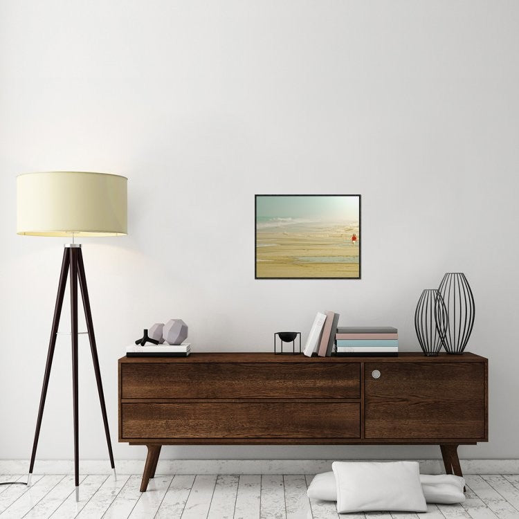 "My Way" Framed Canvas Giclee by Ambra, 25x21"