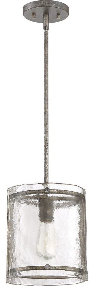 Quoizel FTS1509 9"W Mini Pendant - Mottled Silver