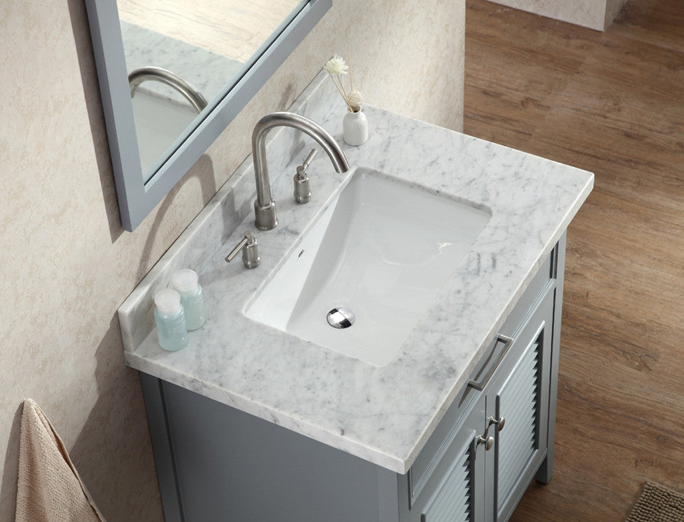 Kensington 31" Single Sink Vanity Set, Gray