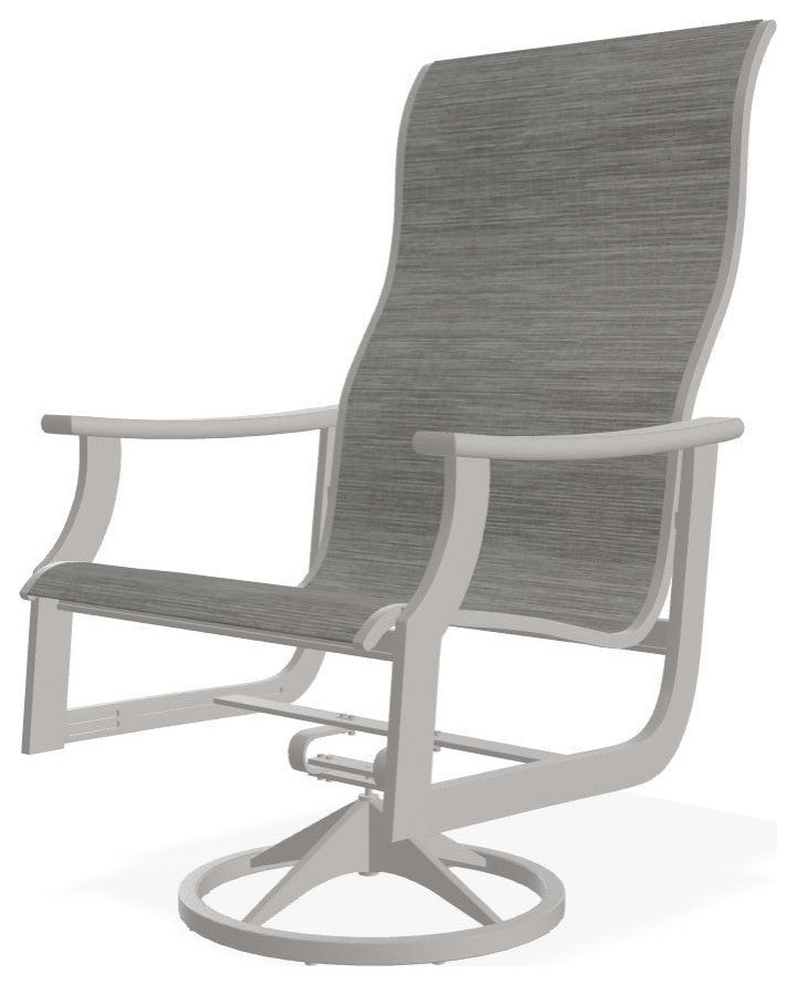 St. Catherine Sling Outdoor Supreme Swivel Rocker, Sicily/Warm Gray