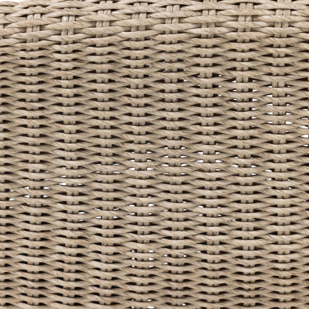 Portia Outdoor Chaise Lounge-White