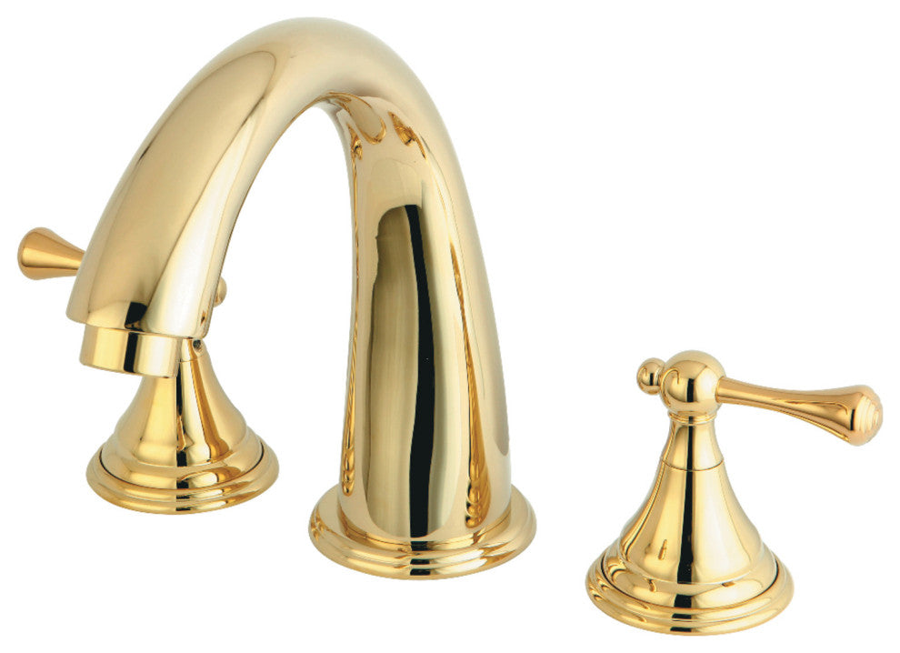 Kingston Brass Roman Tub Faucet, Polished Brass