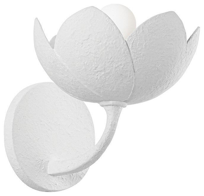 Arcata One Light Wall Sconce in Gesso White