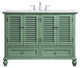 Home Living Single Bathroom Vanity, Vintage Mint, 48"