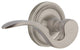 Rope Rose With Manor Lever, Satin Nickel, Left-Handed
