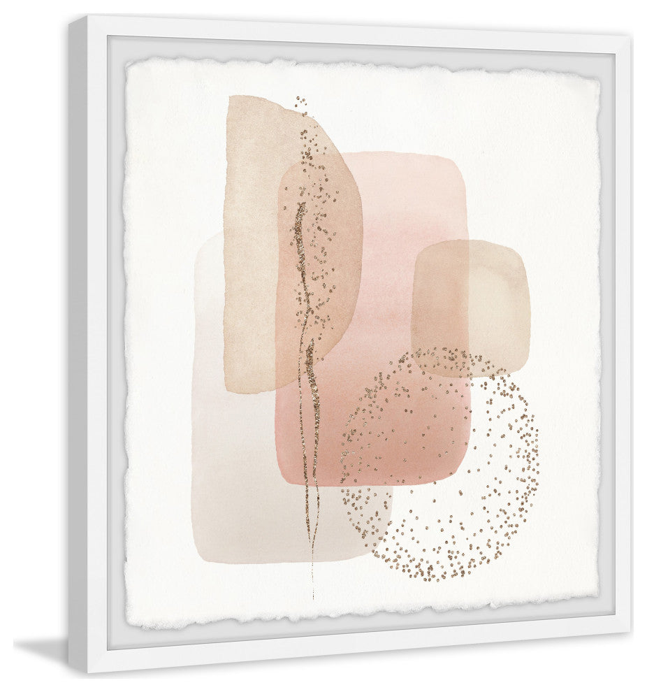 "Transparent Concept" Framed Painting Print, 24x24