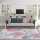 Indoor/Outdoor Seabreeze SZ1 Blush Machine Washable 10' x 14' Rug