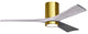Matthews Fan Irene-3HLK With Lighting Kit, Brushed Brass, 52", Barn Wood