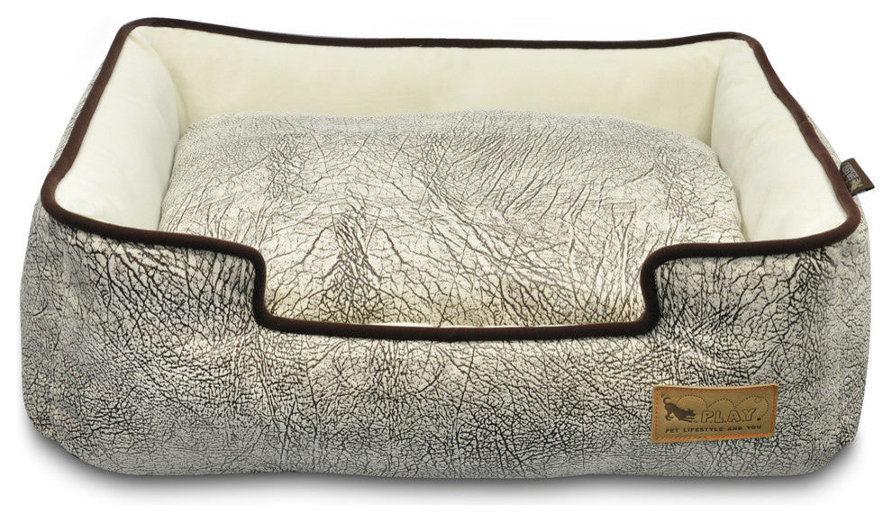 Lounge Bed Savannah, Grey, Small