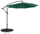 Villacera 10'' Patio Umbrella With 8 Steel Ribs Aluminum Pole Vertical Tilt Green