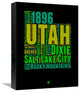 "Utah Word Cloud 1" Fine Art Print