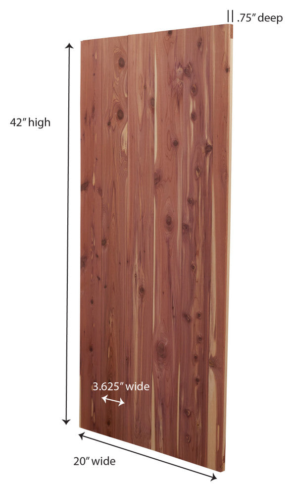 Cedar Fresh Cedar Panels for Closet 2 Pack