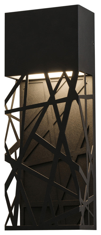 Boon LED Outdoor Sconce, Black