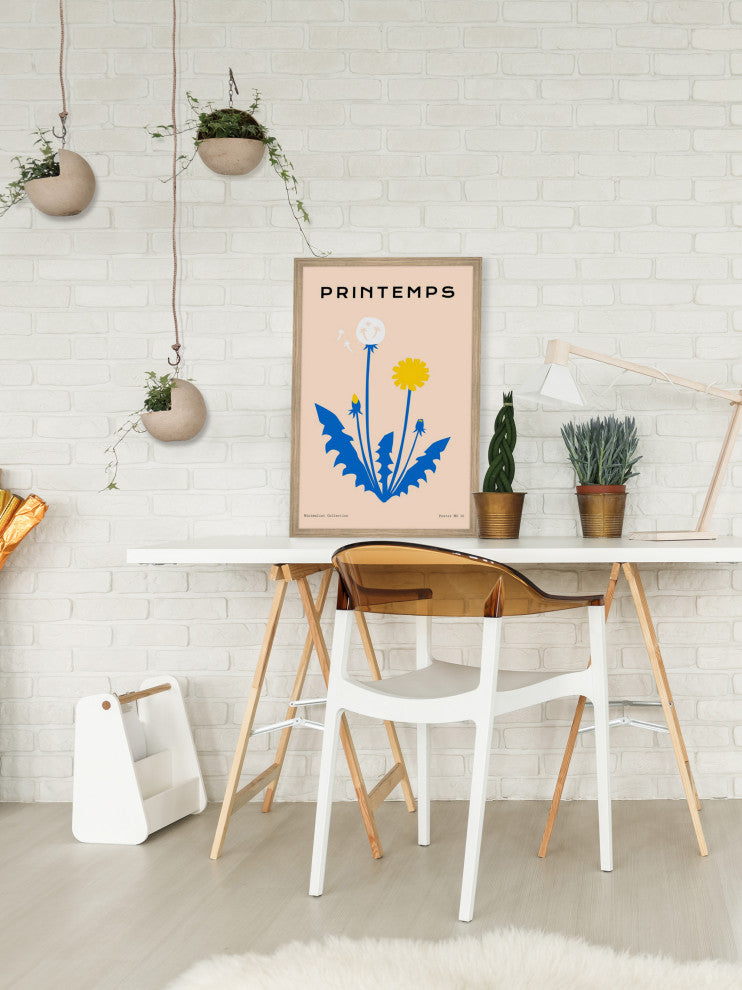 "Minimalist Poster No 16" Framed Painting Print, 16x24