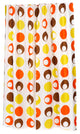 Extra Long "Madeline" Fabric Shower Curtain