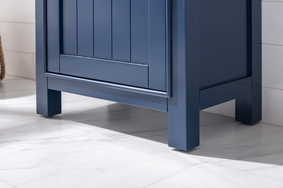 Marian Transitional Blue 20" Single Sink Vanity