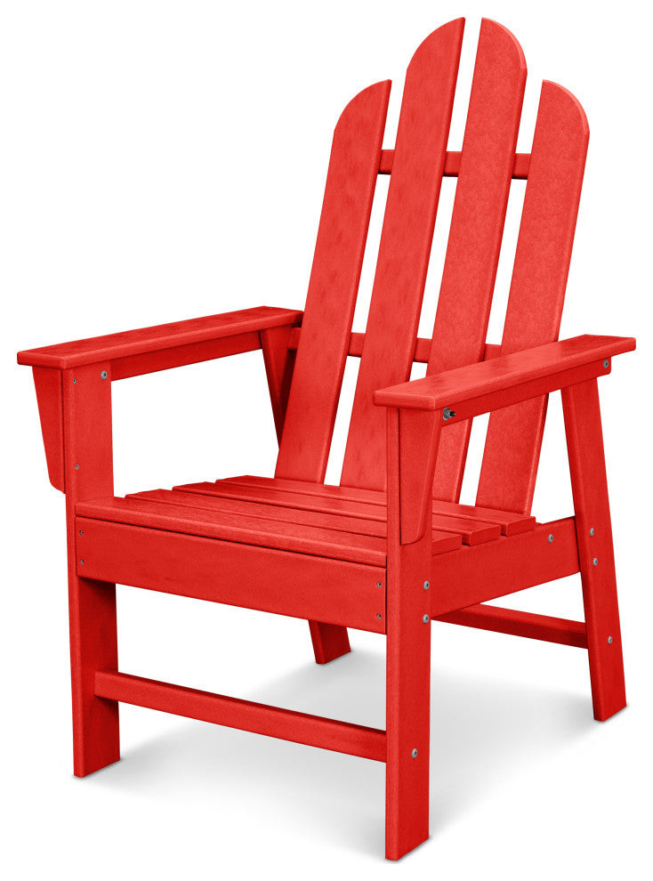 Polywood Long Island Dining Chair, Sunset Red
