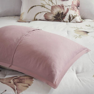Madison Park Cassandra 8 Piece Cotton Printed Comforter Set in Blush