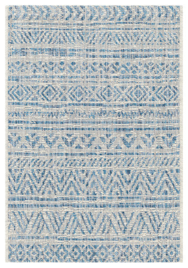 Surya Eagean EAG-2306 7'10"x10' Oval Rug, Denim/Dark Blue/Ink/Light Gray