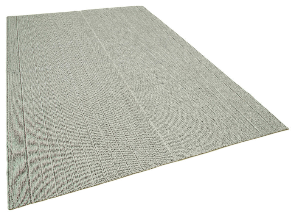 Rug N Carpet - Hand-knotted Turkish 6' 8'' x 10' 0'' Decorative Wool Kilim Rug