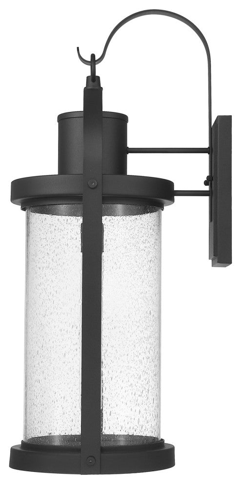 Z-Lite 569XL Roundhouse 32" Tall Outdoor Wall Sconce - Black
