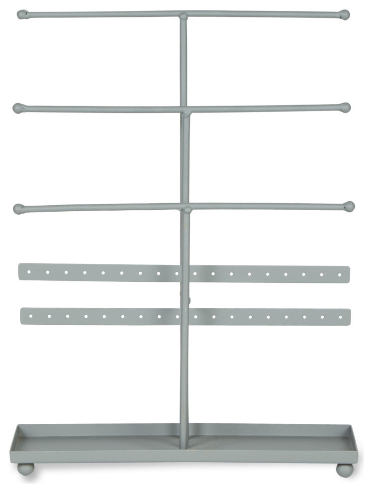 Nickel Matte 3 Tier Jewelry Organizer