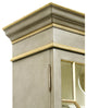 George III Parcel Gilt Secretary Bookcase