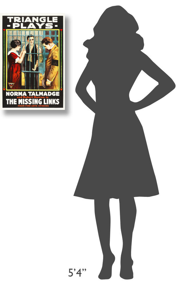 "The Missing Links" Stretched Canvas Giclee by Hollywood Photo Archive, 16"x24"