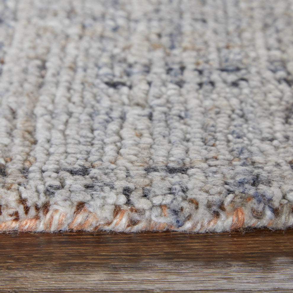 Hoyt T8020 Modern/Industrial Area Rug, 2'x3'