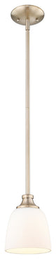 Alberta 1 Light 6" Modern Gold Mini-Pendant