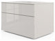 Bedford Nightstand, Glass, Chateau Gray Glass