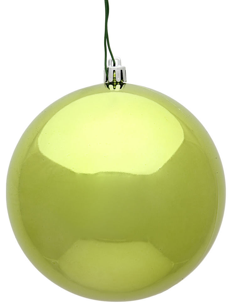 Vickerman 10" Lime Shiny Ball Ornament