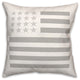 Neutral American Flag 18x18 Spun Poly Pillow