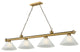 Zlite 2306-4RB-AWL14 4-Light Billiard, White Linen