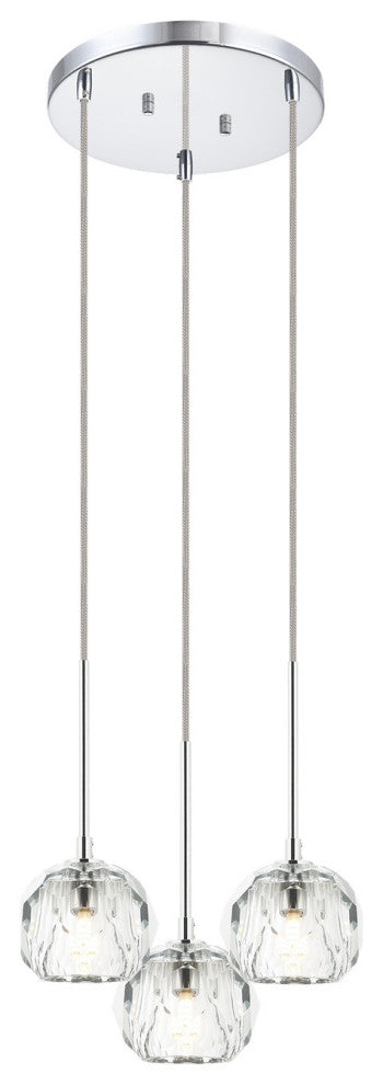 Matteo Lighting C61433CH Pendant, Chrome Finish