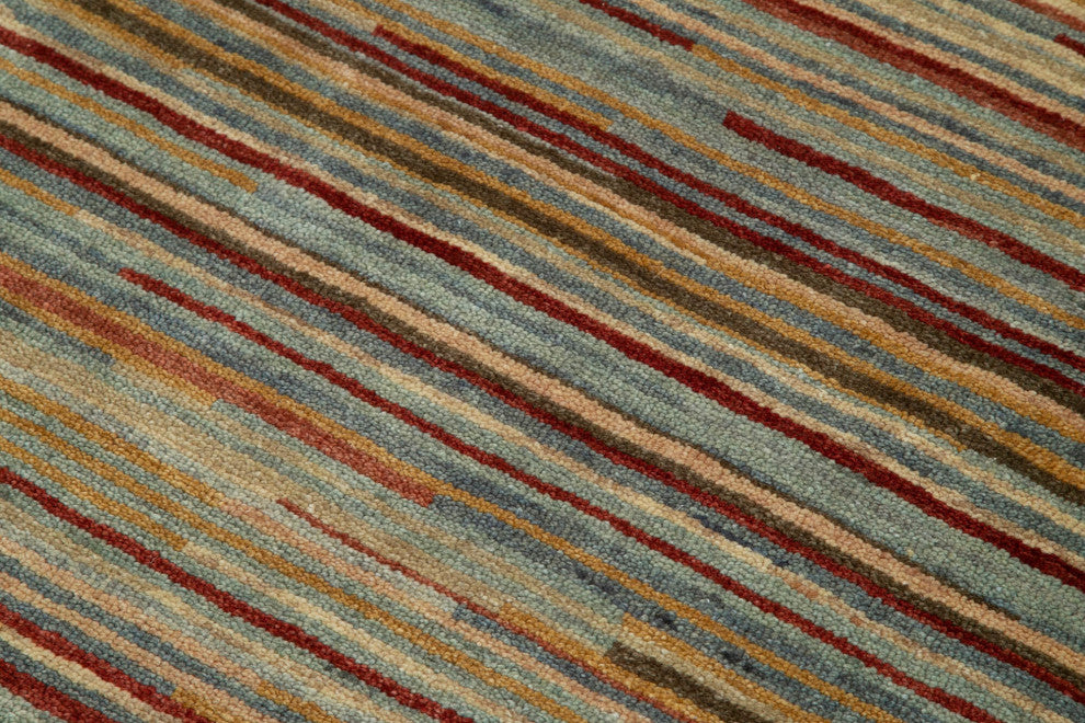 Rug N Carpet - Handwoven Oriental 2' 9" x 9' 3" Runner Oushak Area Rug
