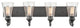 Millennium Natalie 4-Light Bath Vanity Light Matte Black