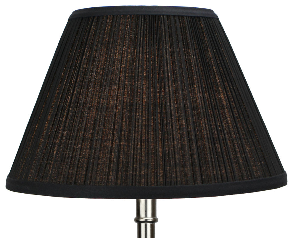 Fenchel Shades 6"x12"x8" Spider Attachment Empire Lamp Shade, Pleated Mushroom B