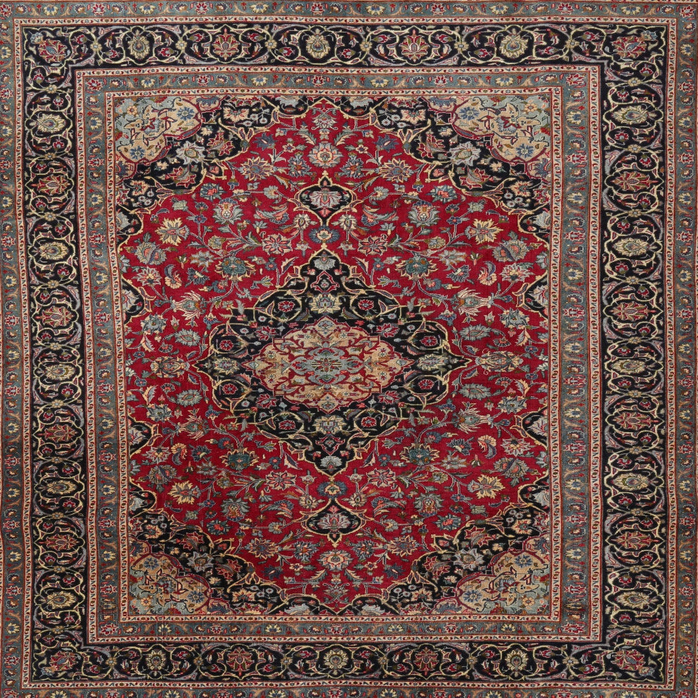 Ahgly Company Indoor Square Traditional Area Rugs, 3' Square