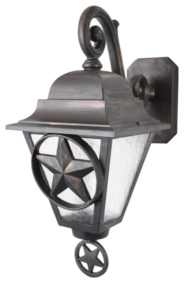 Americana Lone Star Wall Bracket, Black