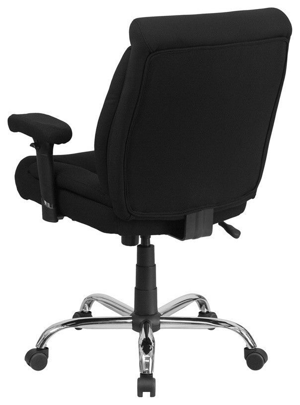 HERCULES Series 400 lb. Capacity Fabric Swivel Task Chair With Arms