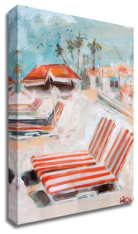 The Lounge by Kym De Los Reyes, Print on Canvas, 24"x32"