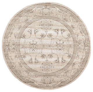 Rug Unique Loom La Jolla Ivory Round 6' 0 x 6' 0
