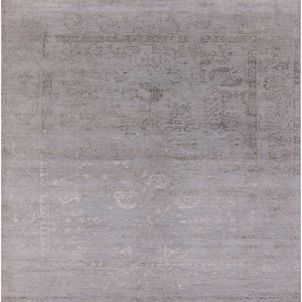 Ahgly Company Indoor Square Mid-Century Modern Area Rugs, 4' Square