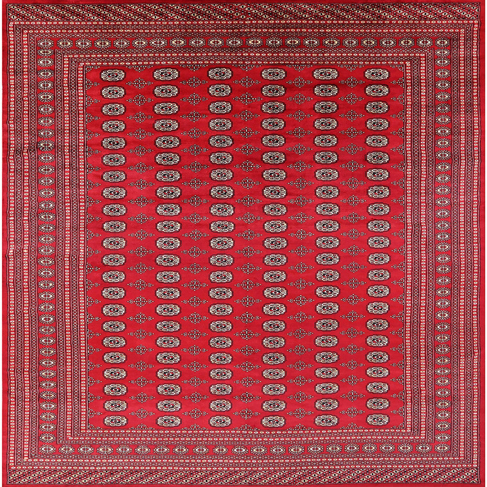 Ahgly Company Indoor Square Mid-Century Modern Area Rugs, 6' Square