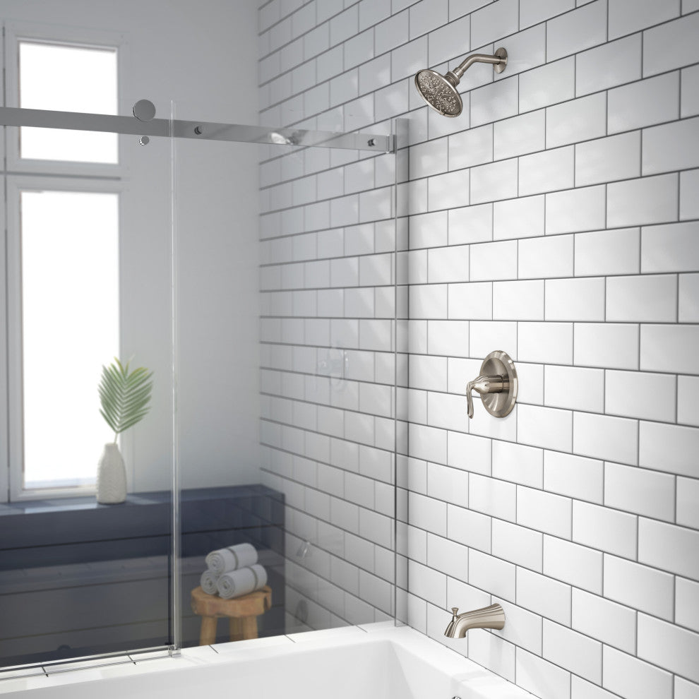 Jacuzzi PV42 Piccolo Tub and Shower Trim Package - Chrome
