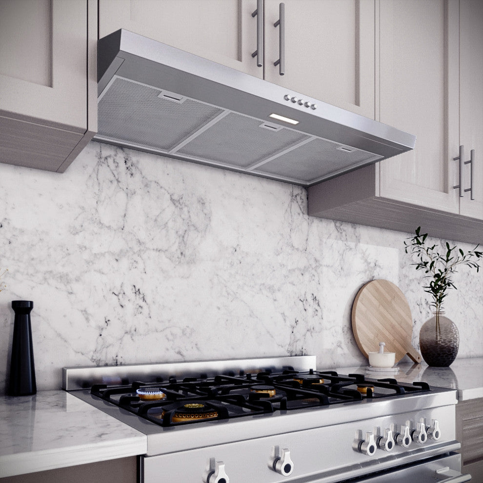 Streamline 36" Lagundo Ducted Undermount Range Hood, Stainless Steel
